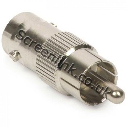 bnc to socket plug rca Adaptor Plug BNC Socket Phono RCA To